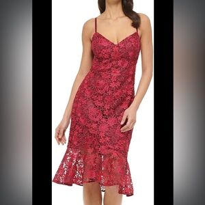 BNWT Guess floral embroidered mermaid dress